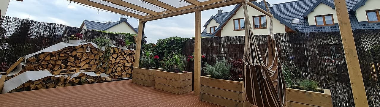 IB-Max - baner przedstawiający jedną z realizacji tarasu